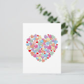 Invitation Carte Postale Drôle Anti Saint Valentin (Debout devant)