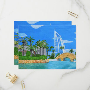 Invitation Carte Postale Dubaï, Émirats arabes unis