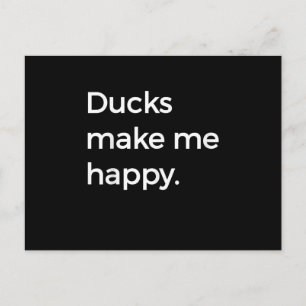 Invitation Carte Postale Duck Love I Love Pet Ducks Duck Farmer