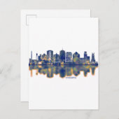 Invitation Carte Postale Durham Skyline (Devant / Derrière)