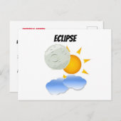 Invitation Carte Postale Eclipse (Devant / Derrière)