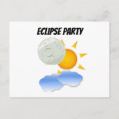 Invitation Carte Postale Eclipse (Devant)