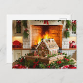 Invitation Carte Postale Élégance de Noël (Devant / Derrière)