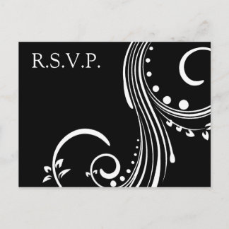 Invitation Carte Postale Élégance simple