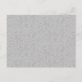 Invitation Carte Postale Élégant Argent Stardust Baptism Christening (Dos)