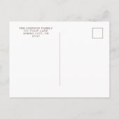 Invitation Carte Postale Élégant déjeuner de Pâques de la Croix Florale (Dos)