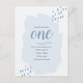 Invitation Carte Postale Élégant Et Simple Tout anniversaire de enfant D'Âg (Devant)