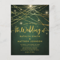 Élégant Mariage à cordes or Sparkling