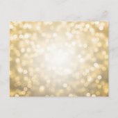 Invitation Carte Postale Elégant Moderne Or 30e Anniversaire Fête Invitatio (Dos)