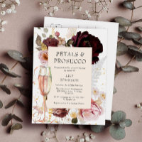 Élégant Pétales Roses & Fête des mariées Prosecco