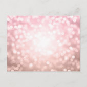 Invitation Carte Postale Elégante Rose moderne Gold 30th Birthday Party (Dos)