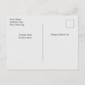 Invitation Carte Postale Eléphants en rose et gris bébé fille Twins Douche (Dos)