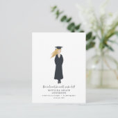 Invitation Carte Postale Elle croyait qu'elle pouvait faire la fête de remi (Debout devant)