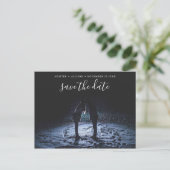 Invitation Carte Postale Enregistrer la date (Debout devant)