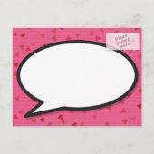 Invitation Carte Postale Enregistrer la date Fun Retro Comic Book Pop Art (Dos)