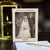 Invitation Carte Postale Enregistrer la date Mariage de l'invitation Couple