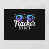 Invitation Carte Postale Enseignant hors service École à la retraite Étudia (Devant)