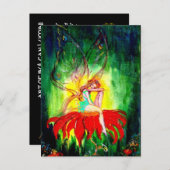 INVITATION CARTE POSTALE ÉQUIPES D'IRISES (Devant / Derrière)