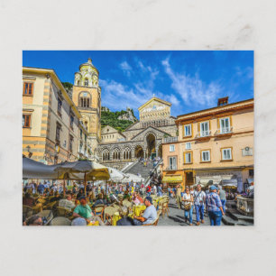 Invitation Carte Postale Escaliers d'Amalfi