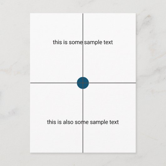 Invitation Carte Postale essai échantillon (Devant)