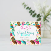 Invitation Carte Postale Et Maintenant, Petite Chouette ? Grande ouverture (Debout devant)