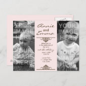 Invitation Carte Postale Étape du centre (Devant / Derrière)