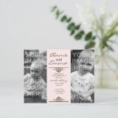 Invitation Carte Postale Étape du centre (Debout devant)