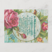 Invitation Carte Postale êtes-vous ma servante d'accueil ? (Dos)