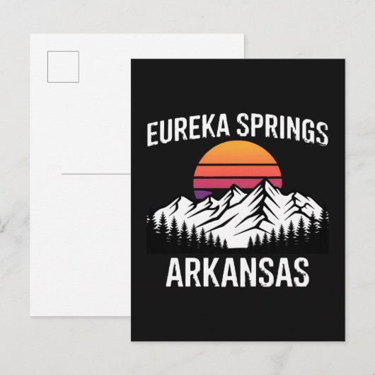 Invitation Carte Postale Eureka Springs (Devant / Derrière)