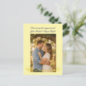 Invitation Carte Postale Faire Annonce de Mariage (Debout devant)