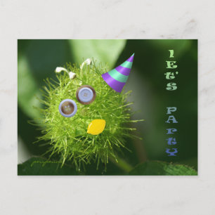 Invitation Carte Postale faisons la fête !