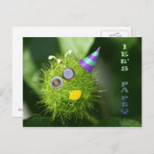 Invitation Carte Postale faisons la fête ! (Devant / Derrière)