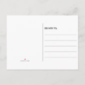 Invitation Carte Postale Faisons la fête Black Gold Tropical 40e anniversai (Dos)