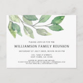 Invitation Carte Postale Famille Reunion Modern (Devant)