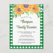 Invitation Carte Postale Famille Réunion Russe (Devant)