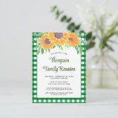 Invitation Carte Postale Famille Réunion Russe (Debout devant)