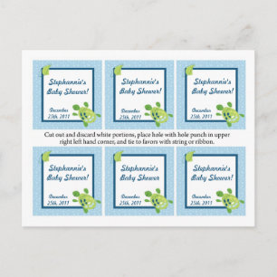 Invitation Carte Postale Favoriser les étiquettes Turtle Reef Ocean Sea Tur