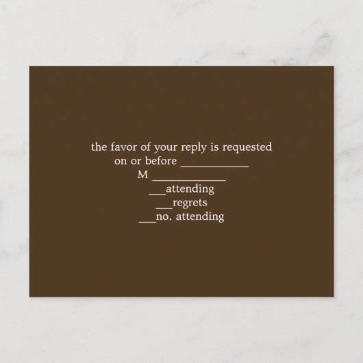 Invitation Carte Postale ferme rustique de l'ouest ferme ancienne grange ma (Dos)