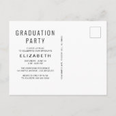 Invitation Carte Postale Festival de collage photo moderne (Dos)