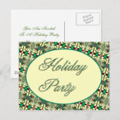 Invitation Carte Postale Fête (Devant / Derrière)