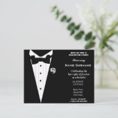 Invitation Carte Postale fête de célibataire, fête de cerf, douche de marié (Debout devant)