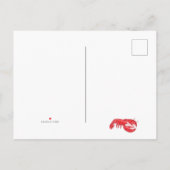 Invitation Carte Postale Fête de clambake Red Lobster (Dos)