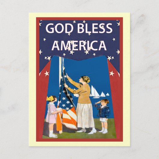 Invitation Carte Postale Fête de famille (Devant)