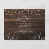 Invitation Carte Postale Fête de fin d'études 2026 Script (Devant)