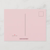 Invitation Carte Postale Fête de jardin fleuri modifiable (Dos)