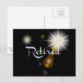 Invitation Carte Postale Fête de la retraite (Devant / Derrière)
