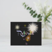 Invitation Carte Postale Fête de la retraite (Debout devant)