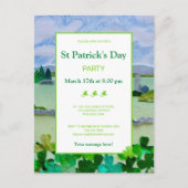 Invitation Carte Postale Fête de la Saint Patrick (Devant)