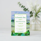 Invitation Carte Postale Fête de la Saint Patrick (Debout devant)