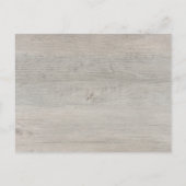 Invitation Carte Postale Fête de Naissance de Renardeau Rustique en Forêt (Dos)